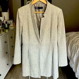 Zara light color classic blazer